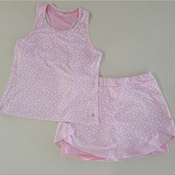 Avia Girl's Women's Racerback Tank Top and Skort 2-Piece Set - Picture 4 of 16